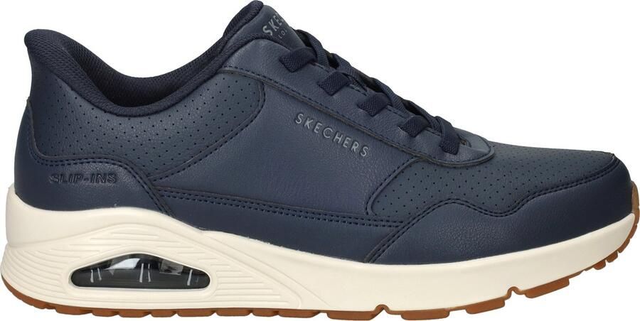 Skechers UNO-BANKSIA LUXE Heren Instappers Donkerblauw