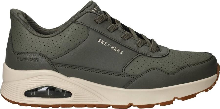 Skechers Slip-Ins Uno Banksia Sneakers Heren Groen