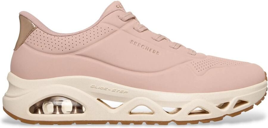Skechers Slip-ins Uno Glide Step Glide On Air roze pantoffels