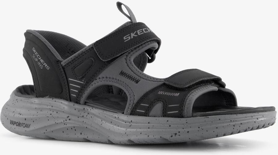 Skechers Slip-ins: Vapor Foam heren sandalen zwart grijs