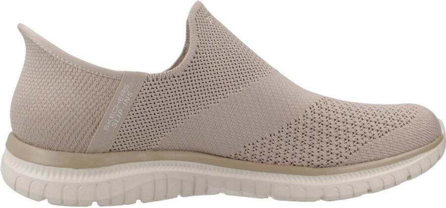 Skechers Slip-ins: Virtue Sleek 104425-TPE Vrouwen Zand Sneakers Sportschoenen