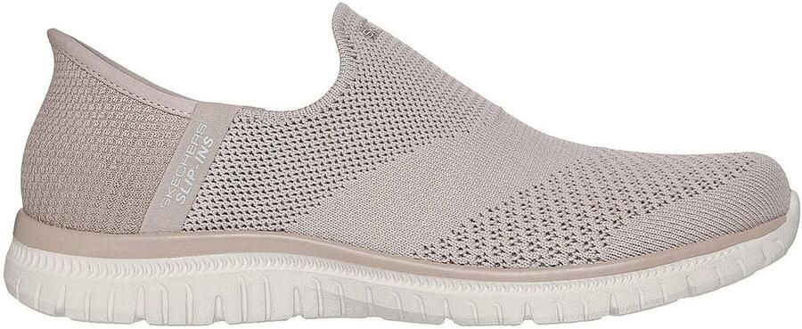 Skechers Slip-ins: Virtue Sleek 104425-TPE Vrouwen Zand Sneakers Sportschoenen