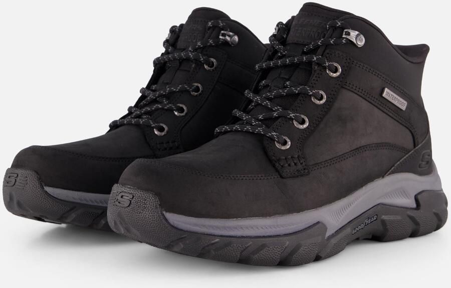 Skechers Slip-ins waterproof veterboots zwart Heren