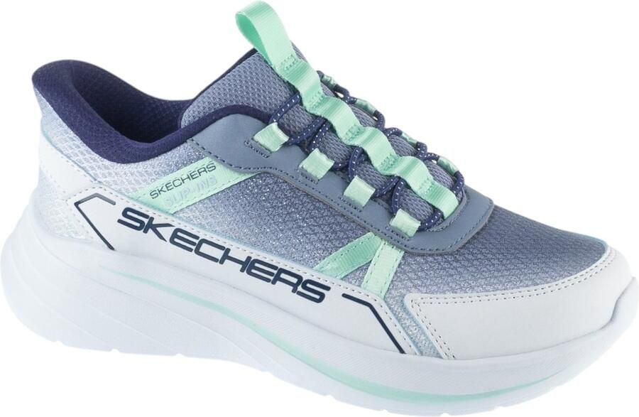 Skechers Slip-ins Wave 92-Sparkle Sprint voor meisje Blauw Sneakers