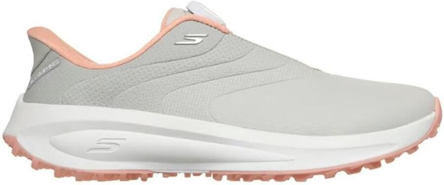 Skechers Slip+Ins Flow SI Twist Dames Golfschoenen Grijs Roze