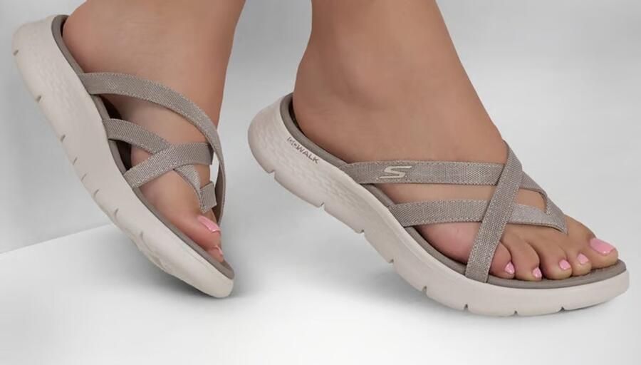 Skechers Slipper Go Walk Flex Sandal-Ssselena 141461 TPE Taupe