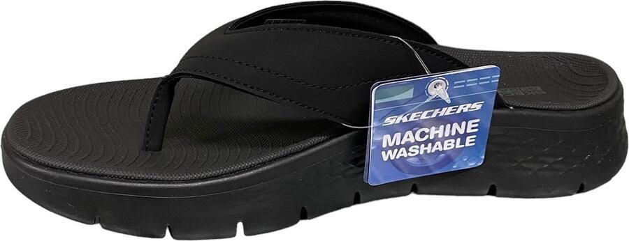 Skechers Slipper Go Walk Flex Vallejo 229202 BBK Black Machine Washable - Foto 5