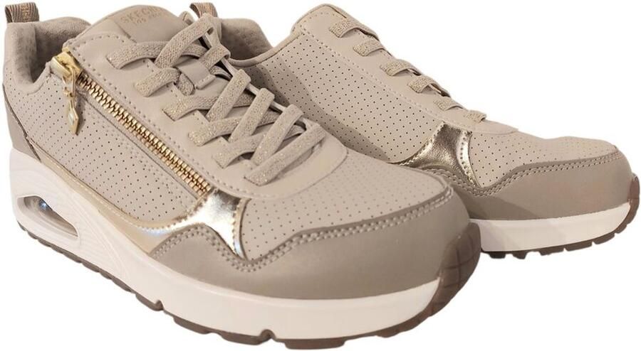 Skechers Sneaker 177873 TPE Uno Metallic Sliders Taupe