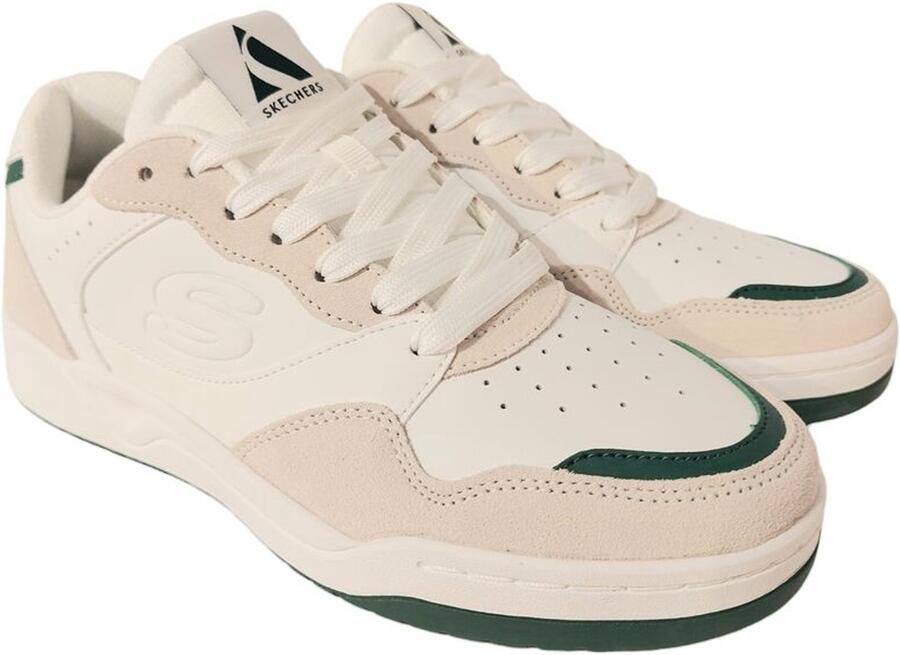 Skechers Koopa-Volley Low Lifestyle 183241-WGRN Mannen Wit Sneakers - Foto 2