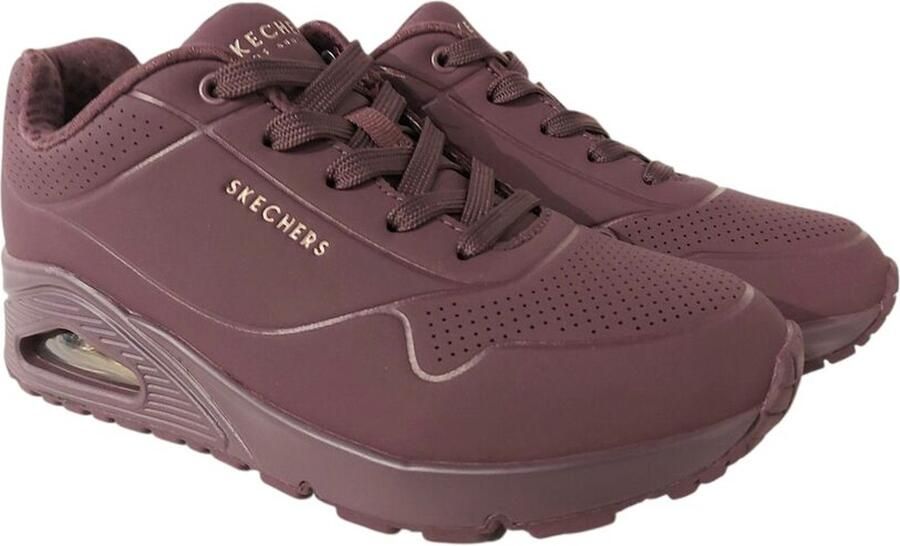 Skechers Sneakers met sleehak UNO STAND ON AIR Vrijetijdsschoen lage schoen veterschoen met zacht gevoerde binnenzool - Foto 4