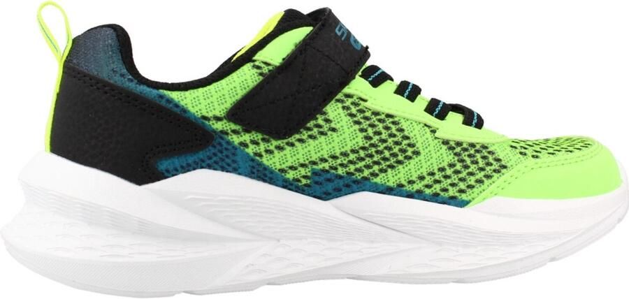 SKECHERS Sneakers 'Meteor-Lights 2.0' petrol lichtgroen zwart