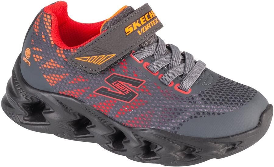 Skechers Sneaker S-Lights 400602L CCMT Grijs Oranje Rood - Foto 2