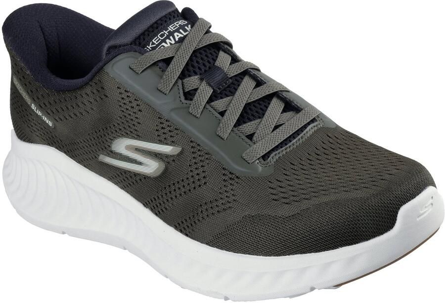 Skechers Slip-Ins: Relaxed Fit Veterschoenen Laag Taupe