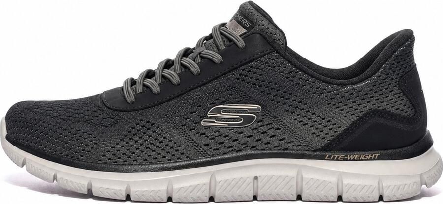 Skechers Lage Sneakers Track Revno Engineered Mesh Round Stretch Lace Slip Ins - Foto 2
