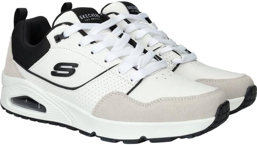 Skechers Sneaker UNO Retro One 183020 WBK Wit Zwart