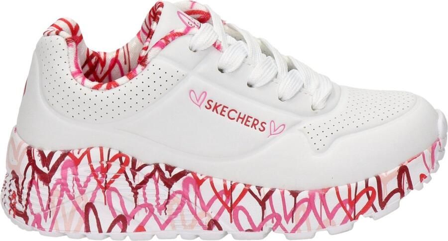 Skechers Uno Lite 314976L WRPK voor Wit Sneakers Sportschoenen - Foto 10