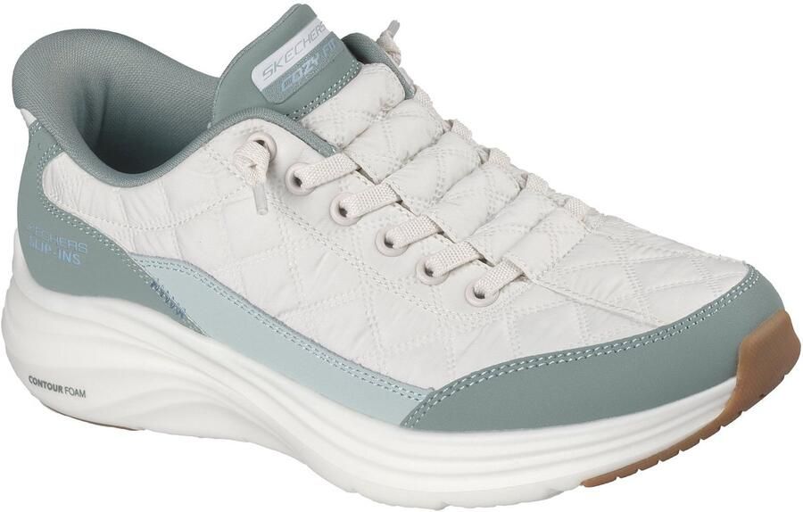 Skechers Sneaker Wit Kaki