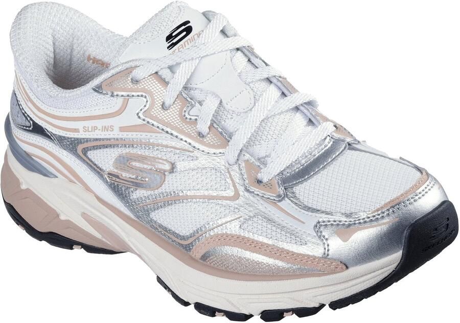Skechers Sneaker Wit Oudroze