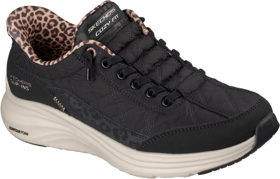 Skechers CONTOUR FOAM-LEOPARD DREAM Dames Instappers Multi Zwart - Foto 2