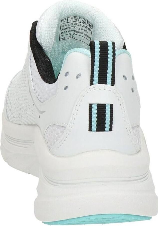 Skechers D'Lux Walker dames sneaker Wit zwart - Foto 2