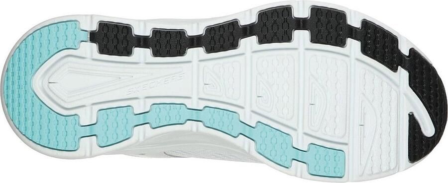 Skechers D'Lux Walker dames sneaker Wit zwart - Foto 8