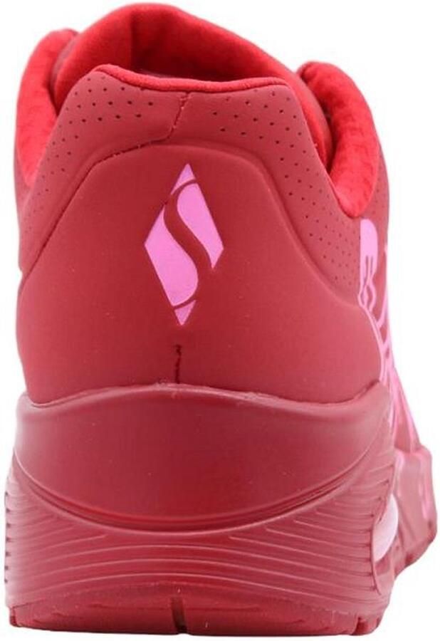 Skechers Sneakers UNO DRIPPING IN LOVE met hart-graffiti-print vrijetijdsschoen lage schoen veterschoen - Foto 5