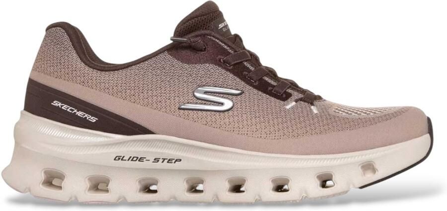 SKECHERS Sneakers laag 'GLIDE-STEP PRO' bruin lichtbruin wit