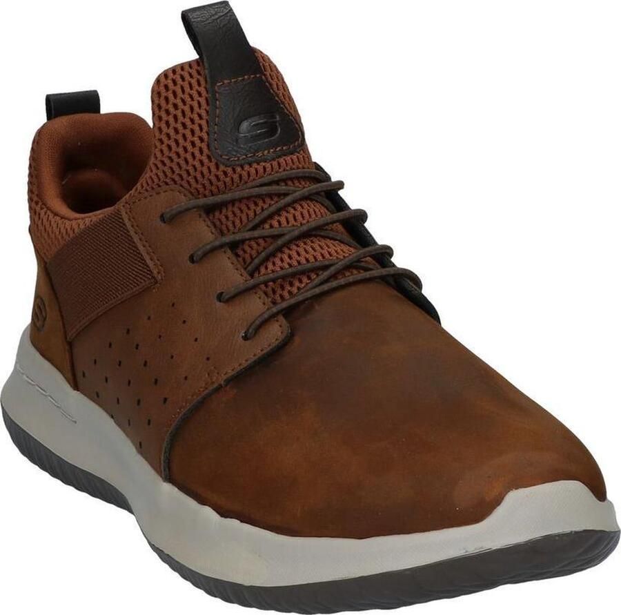 Skechers Delson Axton Heren Veterschoenen Bruin - Foto 2
