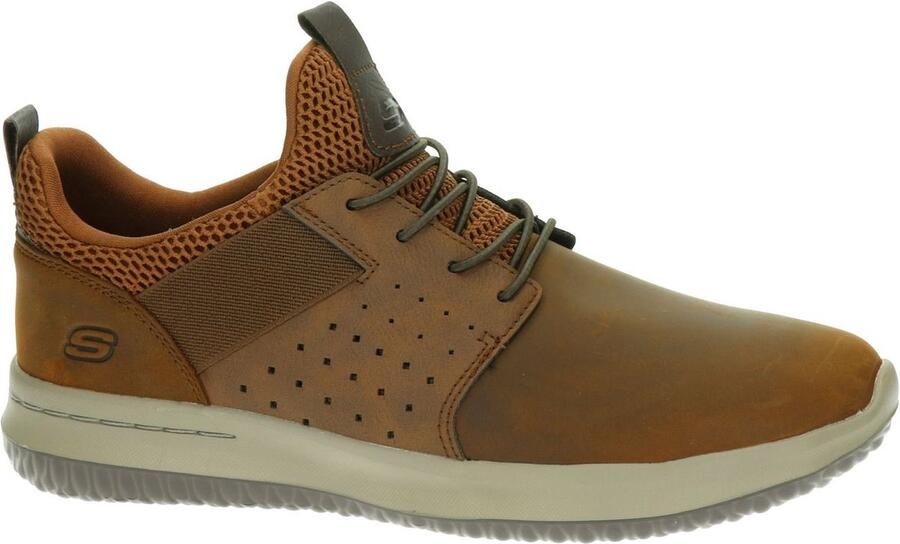 Skechers Delson Axton Heren Veterschoenen Bruin - Foto 8