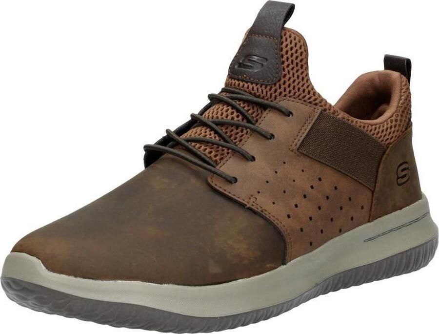 Skechers Delson Axton Heren Veterschoenen Bruin - Foto 3