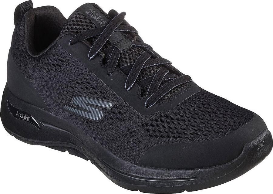 Skechers GO WALK ARCH FIT-IDYLLIC Mens Black Black - Foto 3