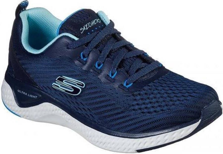 Skechers Sport Dames SOLAR FUSE COSMIC VIEW Sneakers Dames Blauw - Foto 4