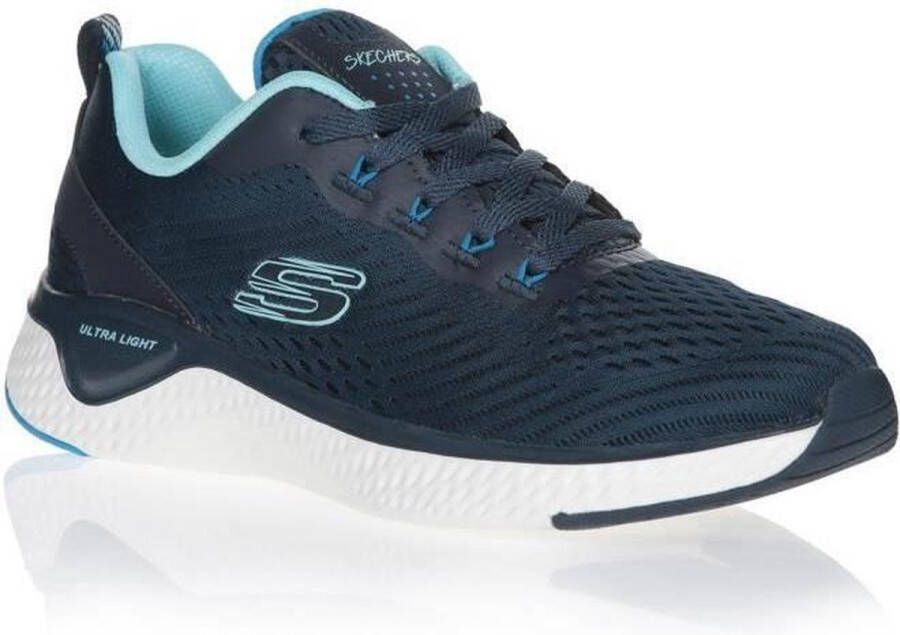 Skechers Sport Dames SOLAR FUSE COSMIC VIEW Sneakers Dames Blauw - Foto 3