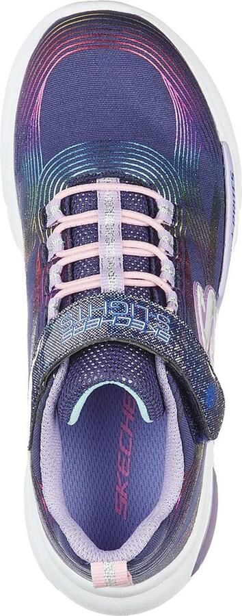 Skechers Lights Glow Brites Sneakers Blauw Dames - Foto 5
