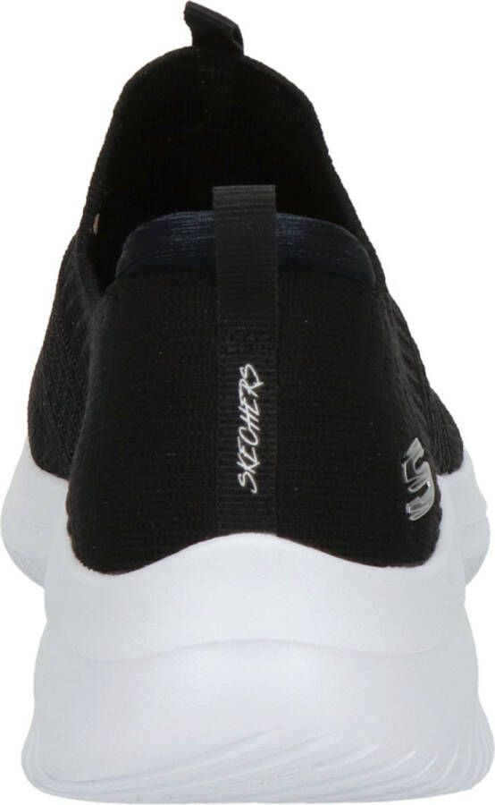 Skechers Ultra Flex 3.0 dames instapper Zwart wit - Foto 4