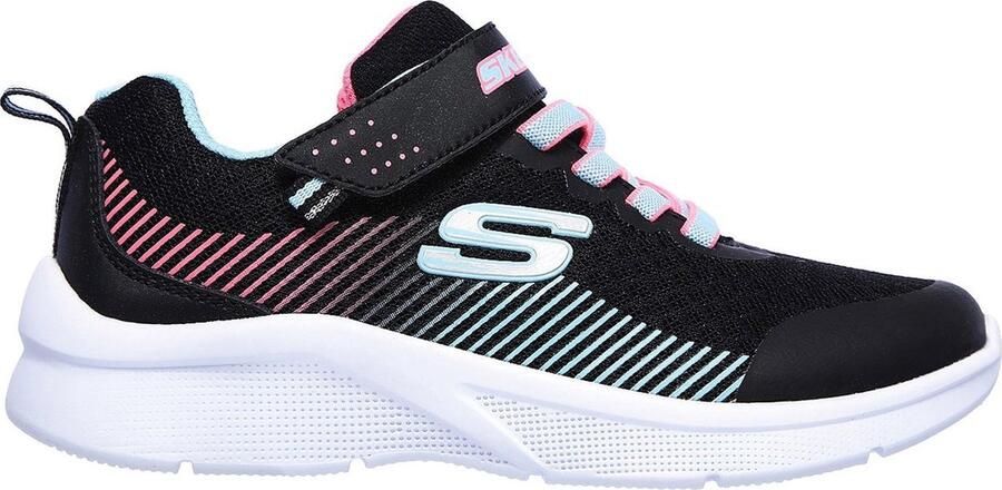 Skechers Sneakers Meisjes Zwart Licht blauw