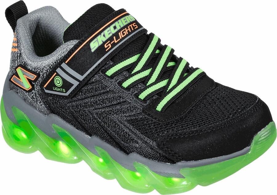 Skechers S Lights Mega Surge Jongens Sneakers Black Lime - Foto 6