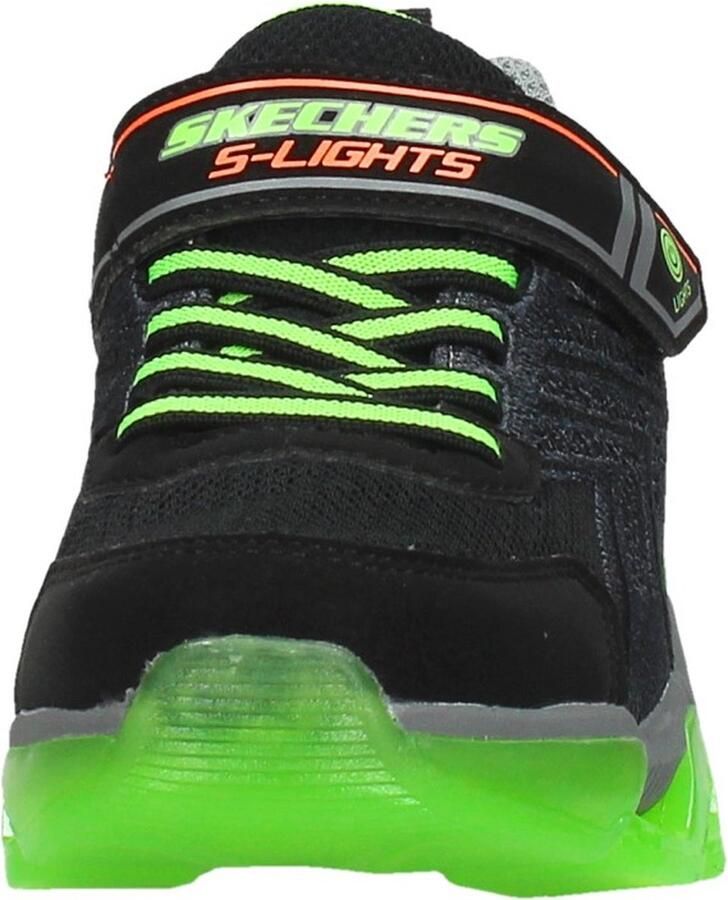 Skechers S Lights Mega Surge Jongens Sneakers Black Lime