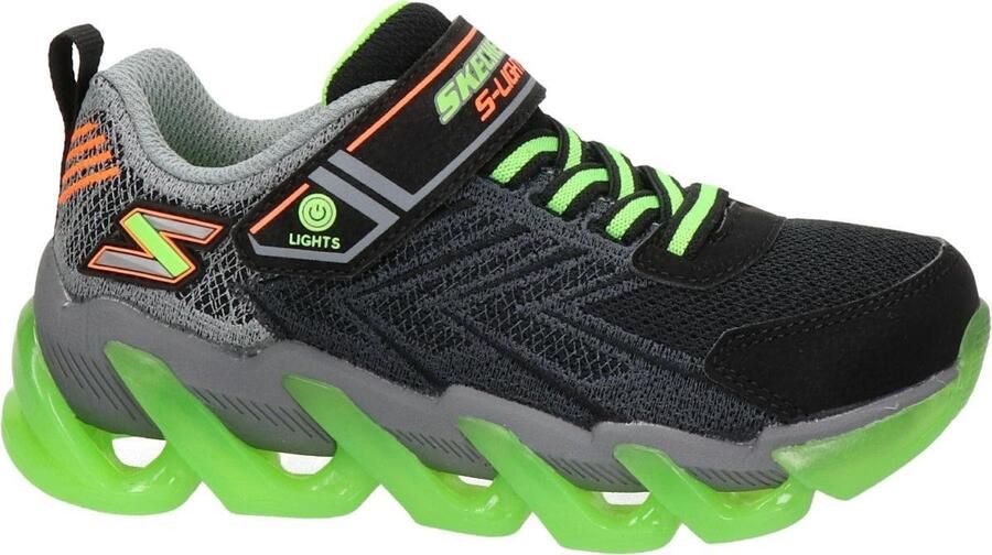 Skechers S Lights Mega Surge Jongens Sneakers Black Lime - Foto 8