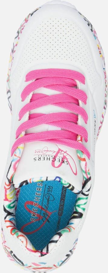 Skechers Uno Light sneakers wit multi Meisjes Imitatieleer Hartjes 32 - Foto 13