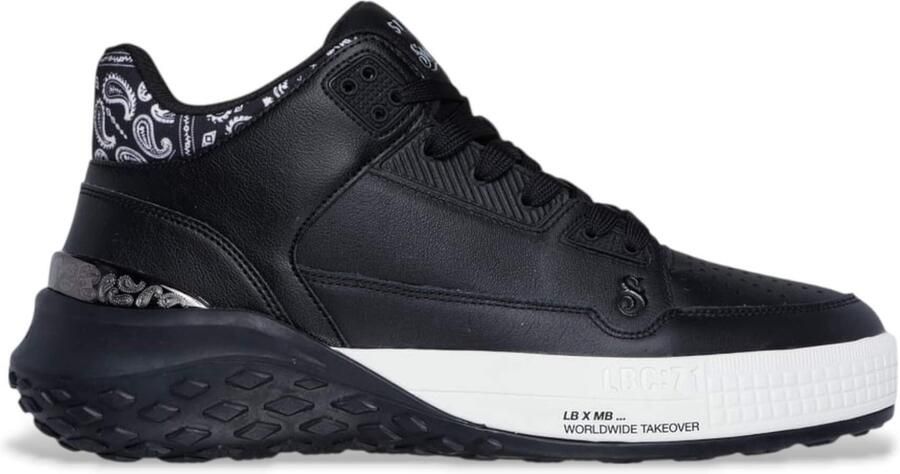 Skechers Sneakers SIZZLE-SNOOP SIZZLE BUCKETS veterschoenen vrijetijdsschoen midcut met air-cooled memory foam