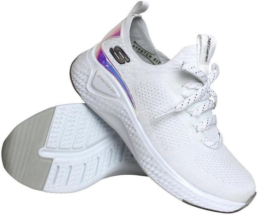 Skechers Solar Fuse Gravity Experience Dames Sneakers Wit - Foto 4