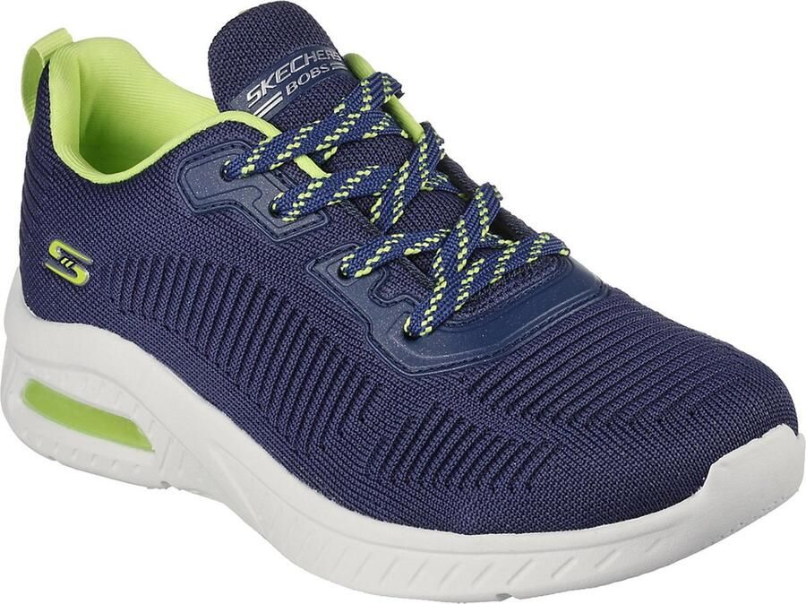 Skechers Sneakers BOBS SQUAD CHAOS AIR met gepolsterde schaprand vrijetijdsschoen lage schoen veterschoen