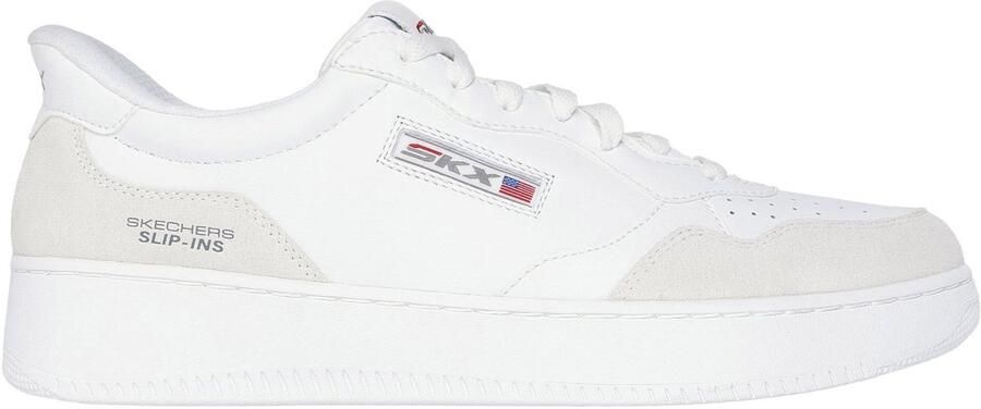 Skechers Slip-on sneakers SPORT COURT 2.0-KONOR in hoogwaardige leder-mix