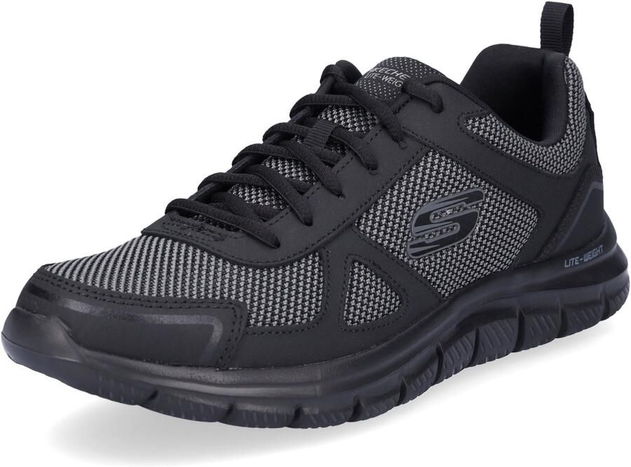Skechers Track Bucolo 52630-BBK Mannen Zwart Trainingschoenen Sportschoenen - Foto 2