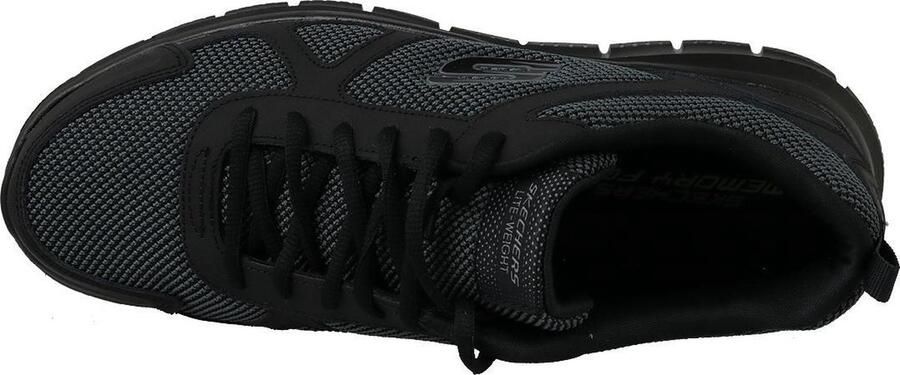 Skechers Track Bucolo 52630-BBK Mannen Zwart Trainingschoenen Sportschoenen - Foto 3