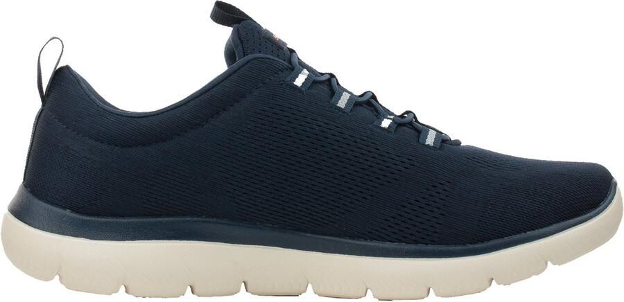 Skechers Slip-on sneakers Summits Vrijetijdsschoen slipper comfortschoen met elastische bungee-veters