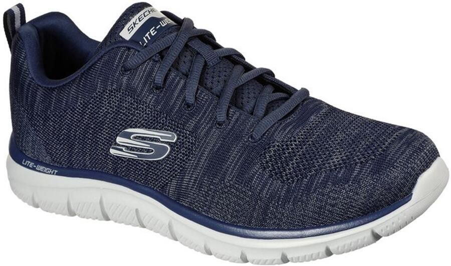 Skechers SPORT MENS TRACK FRONT RUNNER sneakers heren blauw
