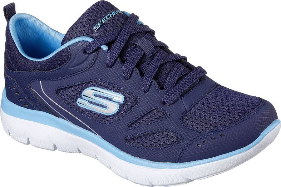 Skechers Sport SUMMITS SUITED Sneakers Dames Blauw