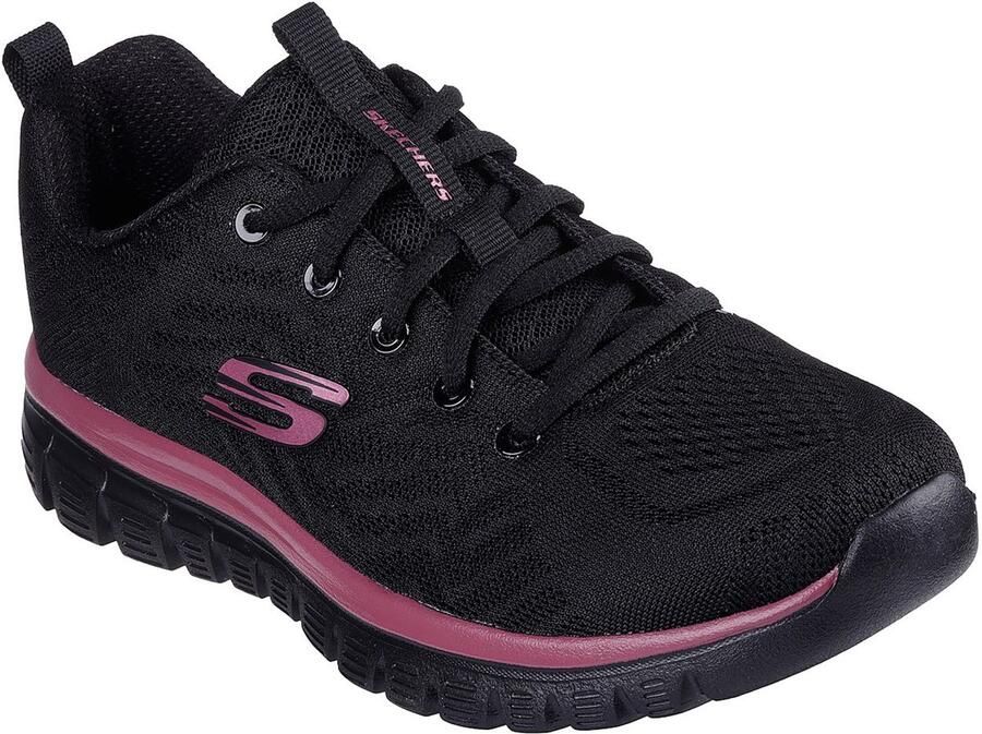 Skechers Sneakers Graceful Get Connected Vrijetijdsschoen lage schoen veterschoen geschikt voor de wasmachine